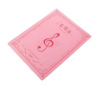 TOVINANNA Classeur de Partitions pour Piano Double Face 50 Pages 100 Feuilles Capacité Pinces Porte-partitions Protection Feuilles Dossier Musical Rangement Pratique Portable