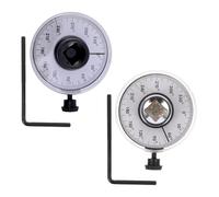 TOVINANNA Clé Dynamométrique Angulaire Numérique Double Manomètre d'Angle, Réglable, Corps Flexible, 2 Adaptateurs Carrés, Outil de Mesure de Couple Précis pour Mécanique Automobile et