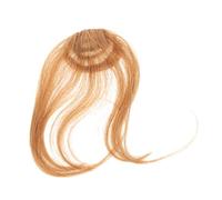 TOVINANNA clip d'extensions de cheveux coup de cheveux femme faux coup fausses extensions de frange clip de fausse frange postiche fausse frange cheveux artificiels Golden