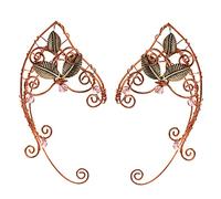 TOVINANNA Clips d'Oreilles Élégants en 2Pcs Accessoires Cosplay Non Percés Bijoux Délicats pour pour Anniversaire et Saint-Valentin Design Unique d'Elfe