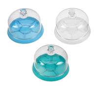 TOVINANNA Coffret de Rangement pour Horloger 3pcs 6 Emplacements Plastique | Couverture Anti-poussière pour Mouvement, Fixation Stable, pour Réparation et Activités Extérieures