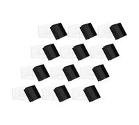 TOVINANNA Coffret de Rangement Transparent 12 Pièces pour Spécimens Minéraux, Boîte de Présentation Cubique Bords Lisses, Adaptée au Transport de Pierres et Figurines