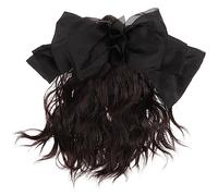TOVINANNA Coiffe Avec Nœud - Attache Queue De Cheval Avec Faux Chignon Extensions Pour Cheveux Courts - Application Facile Chignon Instantané Pour Les Matins Chargés