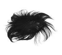 TOVINANNA Complément Capillaire pour Hommes Calvitie Masculine, Postiche Postiche Naturelle en Fil Haute Température, Couverture Naturelle et Gain de Temps pour Usage Quotidien