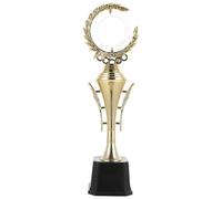 TOVINANNA Coupe Trophée en Plastique Doré, 32 CM, Prix de Victoire, Accessoire pour Compétitions et Fêtes pour Garçon et Filles et Adultes