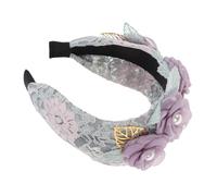 TOVINANNA Couronne De Fleurs Élégante Pour Femmes Bandeau De Cheveux Chic Pour Fête Anniversaire Et Mariage Accessoire De Mode Perles Et Tulle
