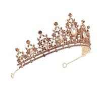 TOVINANNA Couronne De Mariage Cristal Pour Fête Diadème Élégant Avec Détails Rhinestones Accessoire Pour Mariée Et Célébrations Couronne De Nouvelle Mariée