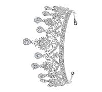 TOVINANNA Couronne De Mariée Alliage De Zirconium Avec Pierre Forme De Cœur Accessoire De Cheveux Éblouissant Pour Femmes Pour Cérémonies Et Événements Spéciaux