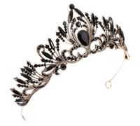 TOVINANNA Couronne de Mariée Rhinestones Accessoire de Cheveux Baroque Rétro pour Fête Élégant et Chic pour Événements Spéciaux et Cérémonies