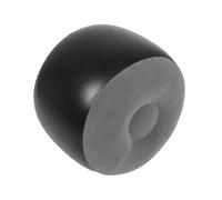 TOVINANNA Coussin de Siège Gonflable Portable Rond 40X30 CM en Velours Épais Gris pour Concerts et Randonnées Pliable Multifonction Extérieur Confortable