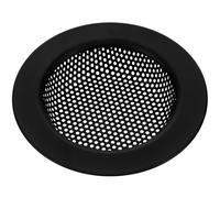 TOVINANNA Crépine d'Évier en Acier Inoxydable Noir Filtre de Bonde Cuisine Anti-Obstruction pour Retenir Cheveux et Déchets Alimentaires Compatible Évier Standard Facile à Nettoyer