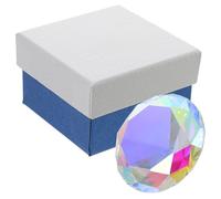 TOVINANNA Diamants en Cristal Faux 60 MM Transparent Ornements de Table pour Mariage Présents Invités Décorations Polyvalentes