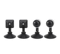 TOVINANNA Diffuseur à Bulles Pierre à Air Diffusant Petites Bulles pour Aquarium 4pcs en Plastique Noir Accessoire Pompe à Oxygène Ajustable