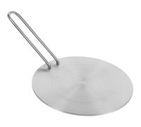 TOVINANNA Diffuseur de Chaleur pour Plaque Induction 18 Cm en Acier Inoxydable, Compatible Cuisinière Gaz et Électrique, Plaque Conductrice de Chaleur pour Casseroles Induction, Accessoire