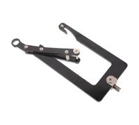 TOVINANNA Dispositif de Passage de Corde Portable en Abs Noir pour Usage Professionnel en Extérieur, Adapté à l'escalade Levage Fonctionnalité Multi-scènes