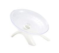 TOVINANNA Disque de Course Silencieux pour Hamster et Hérisson, d'exercice Sûr en Plastique et Acier, pour Petits Animaux Actifs la Maison Couleur Aléatoire