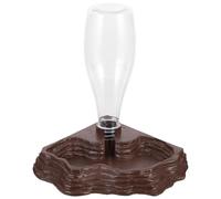 TOVINANNA Distributeur d'eau Réutilisable pour Reptiles Terrestres, Bol Robuste en Abs de 250ml, Accessoire Pratique pour Usage Quotidien en Terrarium