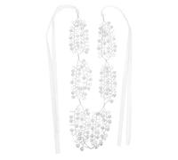 TOVINANNA Élégante Chaîne De Cheveux En Cristal Coiffe De Mariée Vigne De Cheveux Pour Mariées Coiffure De Déesse