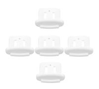 TOVINANNA Embout Coulissant pour Panier de Lave-Vaisselle Lot de 5 Clips d'Arrêt Accessoire de Remplacement en Plastique Solide Facile à Installer Compatible Appareils Électroménagers