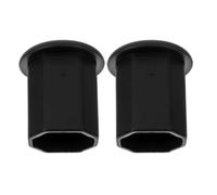 TOVINANNA Embout de Protection pour Crosse de Hockey Noir en TPE Octogonal, Lot de 2 Pièces, Offrant Durabilité et Stabilité Protection Optimale du Bâton de Hockey