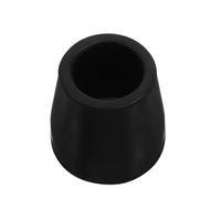 TOVINANNA Embouts pour Déambulateur en Caoutchouc Noir Ø 25 Mm, Patins Antidérapants de Rechange Compatibles, Accessoires Solide pour Amélioration Stabilité et Sécurité D’utilisation