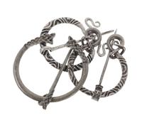 TOVINANNA Ensemble broche vintage épingle à châle médiévale ancien épingles accessoires pour manteau broche de cape revers châle clip anneau foulard broche châle Broche Broche alliage