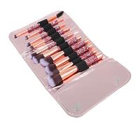 TOVINANNA Ensemble De 10 Pinceaux De Maquillage Strass Pour Femmes Blush Fard À Paupières Idéal Pour Les Voyages