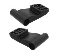 TOVINANNA Ensemble de 2 Glissières Fixes pour Repose-Pieds de Fauteuil Inclinable Patins de Glissement Lisses en Métal Pièces de Rechange Robustes pour Mécanisme Coulissant Compatibles