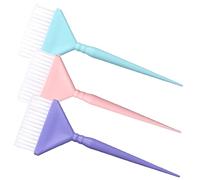 TOVINANNA Ensemble De 3 Pinceaux De Teinture Pour Cheveux Couleurs Pastel, Petit Format, Poils Doux, Pour Coloration Capillaire Mixte Hommes Et Femmes Usage Professionnel Et Maison