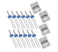 TOVINANNA Ensemble de 4 Sets D'aiguilles Doubles en Acier Inoxydable Pied de Machine à Coudre à Ourlet Roulé, Accessoires Précis pour Machine à Coudre Domestique