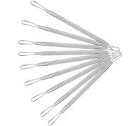 TOVINANNA Ensemble de 7 Outils en Acier Inoxydable à Double Tête pour Enlever Boutons et Points Noirs, Kit Caché D'extracteurs de Comédons pour Nettoyage de Pores Visage, Couleur