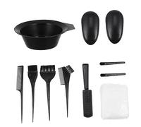 TOVINANNA Ensemble De Couleur De Cheveux Trousses De Teinture De Cheveux Brosse De Coloration Des Cheveux Coloration De Cheveux Instantané Kit De Pinceaux Pour Teintures Capillaires Pp Black