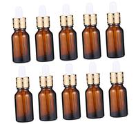 TOVINANNA Ensemble De Flacons Dhuile Essentielle - 10 Flacons Compte-gouttes En Verre Transparent Avec Flacons Souples Pour Parfum