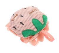 TOVINANNA Éponge De Bain Forme De Fraise Éponge Loofah Pour Gommage Exfoliant Lavage Crémeux Individuel Couleur Rose Lotus