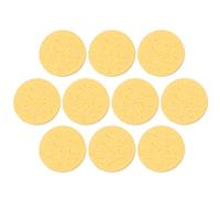 TOVINANNA Éponges Exfoliantes Visage Lot de 10 3.15X3.15X0.31 Pouces en Cellulose pour Nettoyage Quotidien et Peau Sensible