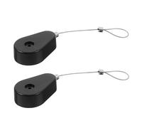 TOVINANNA Étui de Câble Anti-Perte Rétractable 2 Pièces en Acier Longueur Ajustable pour Objets de Valeur en Zones à Risque Élevé