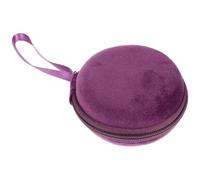 TOVINANNA Étui de Rangement Violet pour Huiles Essentielles 10 Compartiments 1-2 ML Pochette Portable en Velours Paquet de Transport Pratique pour Flacons D’Aromathérapie et Vernis à