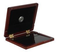 TOVINANNA Étui pour Anches de Hautbois 5 Pièces Ambre avec Hygromètre Intégré, Boîte de Rangement Compacte et Solide pour Accessoires D'instruments à Vent, Porte-anches Pratique