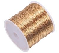 TOVINANNA Fil de Cuivre Préservé 0,4 Mm Rouleau de 100 M pour Bricolage, Fabrication de Bijoux et Jardinage - Fil de Cuivre pour Loisirs Créatifs, Artisanat et Travaux Manuels