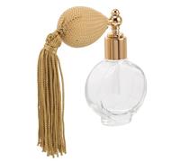 TOVINANNA Flacon Pulvérisateur Rechargeable Pour Parfum En Verre 30ml Avec Ampoule Dorée Pour Voyage Et Maquillage Vaporisateur Réglable Flacon Compact Et