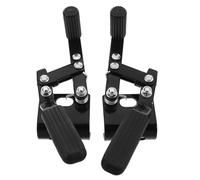 TOVINANNA Frein de Fauteuil Roulant Robuste en Métal et Plastique Système Double Freinage Stable, Fixation par Vis, Compatible Déambulateurs pour Usage à Domicile ou Hôpital