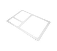 TOVINANNA Gabarit de Routeur Rectangulaire en Acrylique Transparent 3 Poches, Solide et Polyvalent pour Projets de Bricolage et Travail du Bois