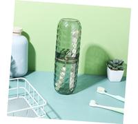 TOVINANNA Gobelet De Voyage pour Brosse À Dents Gobelets De Voyage Fermés Porte-Trousses De Toilette De Porte-Brosse À Dents avec Couvercle e-se À s Fermé