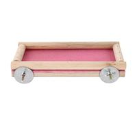 TOVINANNA Griffes D'oiseau en Bois Rose pour Cage et Jardin Planche à Sauter et Soin Dentaire pour Écureuils et Perroquets