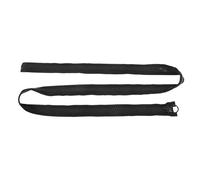 TOVINANNA Grosse Fermeture Éclair en Plastique Noire, Séparable, 2m, pour Couture de Tentes et Manteaux, Structure Solide, Usage Extérieur