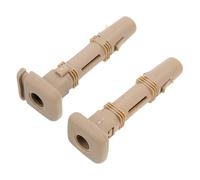 TOVINANNA Guide D'appui-tête pour Siège Auto en Plastique Beige, Design Verrouillable Trou de 12,7 Mm, Lot de 2 Pièces pour Réduire L'inconfort du Cou en Voiture