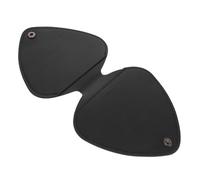 TOVINANNA Guitar Pick Storage Bag Portable Plectrum Organizer for Acoustic Electric Bass Ukulele PU Triangular Case for Music Lovers