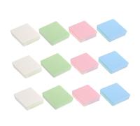 TOVINANNA Houppettes à Poudre Multifonction Lot de 12pcs Taille Compacte Forme Diamant pour Maquillage Visage Sec et Humide Accessoires Beauté Professionnels