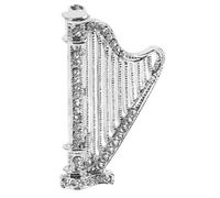 TOVINANNA Instrument Harpe en Alliage et Strass Multifonction Unisexe Taille Standard pour Festival et Tenue de Fête Quotidienne
