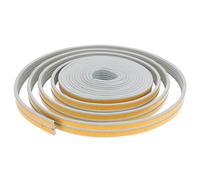 TOVINANNA Joint D’étanchéité Autocollant en Epdm 10 Mètres Gris, Bande D’étanchéité pour Fenêtres et Portes, Protection Anti-collision et Isolation Phonique, Ruban Coupe-froid Solide